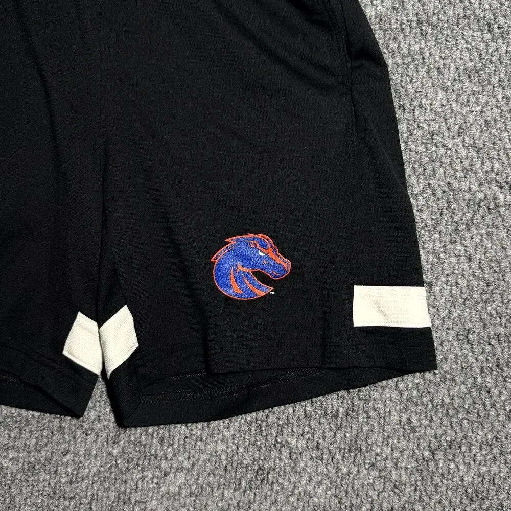 Boise State Broncos Under Armour Shorts Athletic Loose Fit Black Mens Size Small